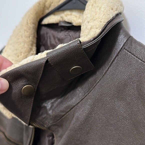 The Bradford Exchange Air Force Leather Flight Jacket size L - Picture 6 of 9